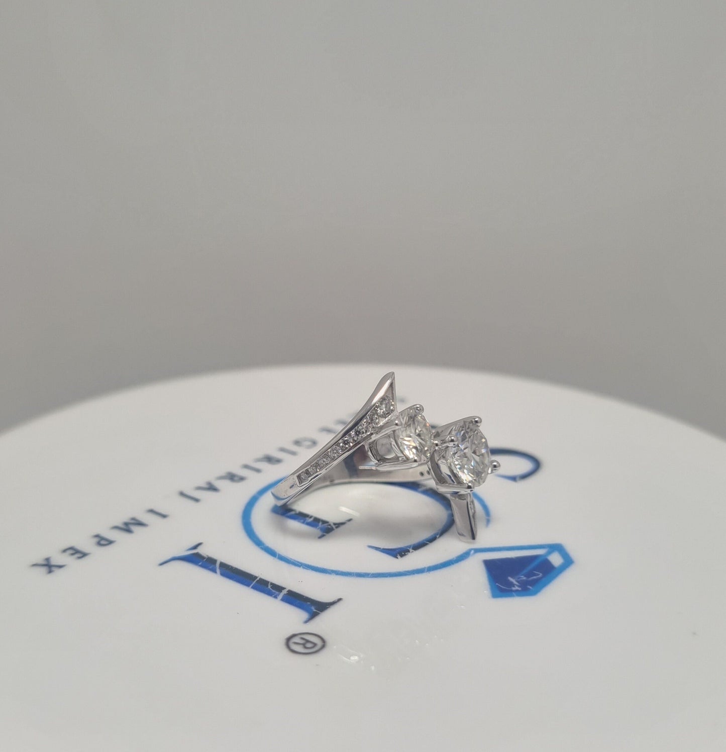 1.8ctw Lab-Grown Diamond Engagement Ring: White Gold, EF VVS/VS