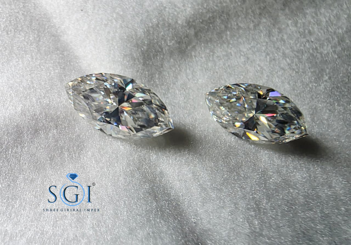 7.80 CT Fancy Marquise Moissanite Loose Stone 8x16mm | Lab Created Gemstone for Custom Jewelry