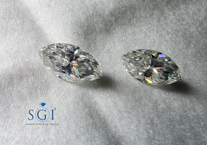 7.80 CT Fancy Marquise Moissanite Loose Stone 8x16mm | Lab Created Gemstone for Custom Jewelry
