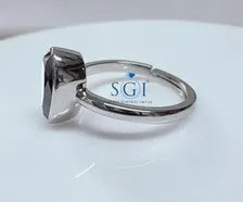 1.25CT Black Pear Moissanite Ring, 5x10mm Pear Cut Black Gemstone, 925 Sterling Silver Gothic Ring, Alternative Engagement Jewelry