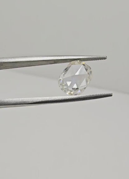 Cushion Shape 3.5ct Rose Cut Moissanite | Real Diamond Look | For Rings & Custom Jewelry