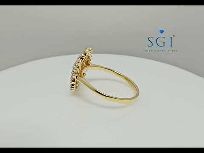 Elegant 1 CTW Lab Diamond Band – Yellow Gold, 1.8mm