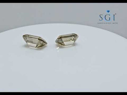 10.5ct Emerald Coffy Color Moissanite Diamond Best For Jewellery Settings