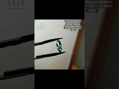 Premium 4Ct Green Marquise Moissanite | Custom Jewellery Loose Gemstone
