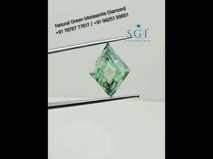 5.94ctw Kite Shaped Moissanite – Fancy Cut Gemstone for Engagement Rings or Fine Jewelry