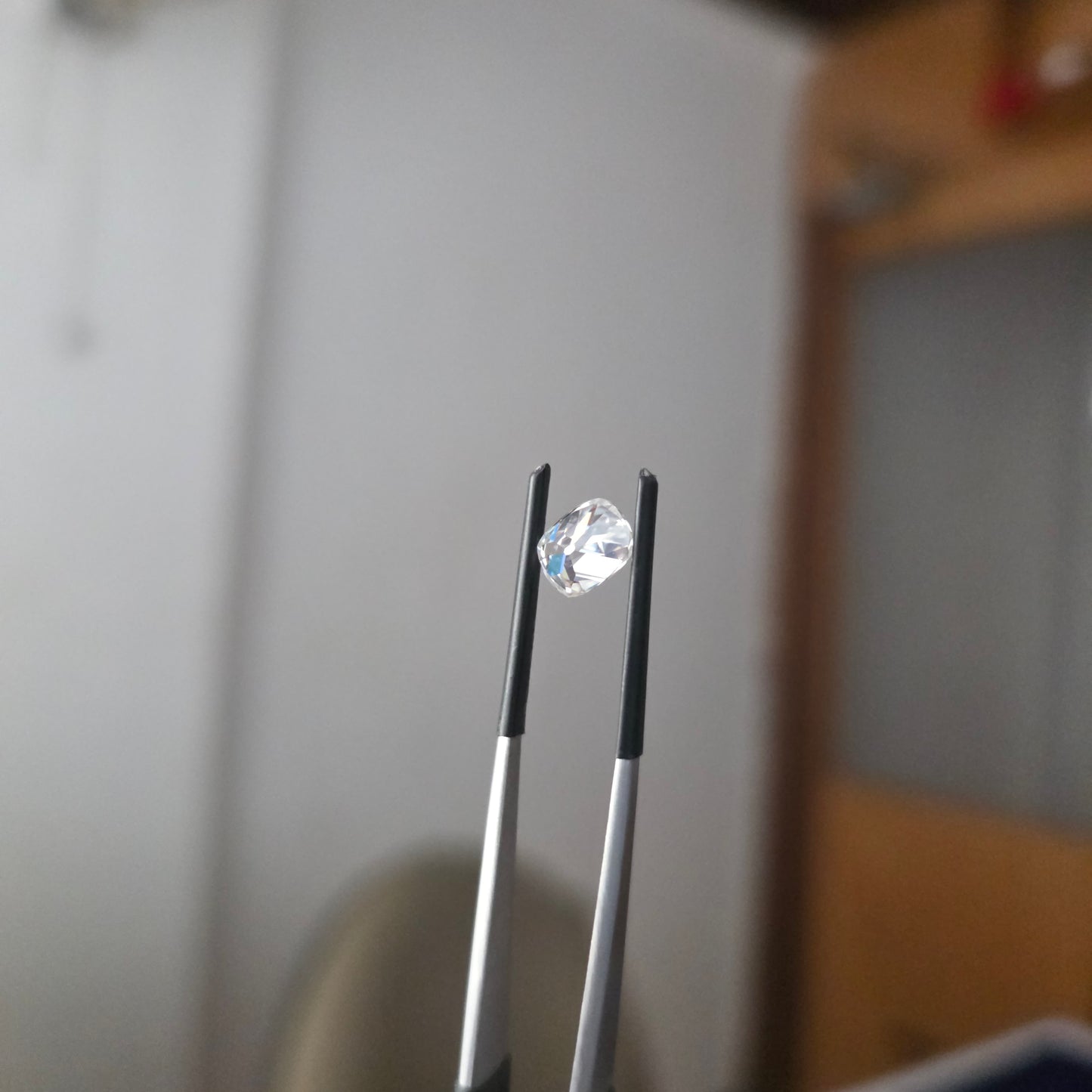 1.90Ct 6×9mm Old Mine Cushion Moissanite Loose Stone | D Color VVS1 | Premium Diamond Look Gemstone