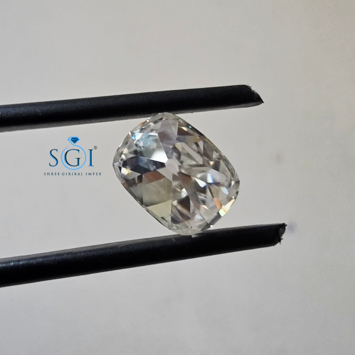 1.90Ct 6×9mm Old Mine Cushion Moissanite Loose Stone | D Color VVS1 | Premium Diamond Look Gemstone