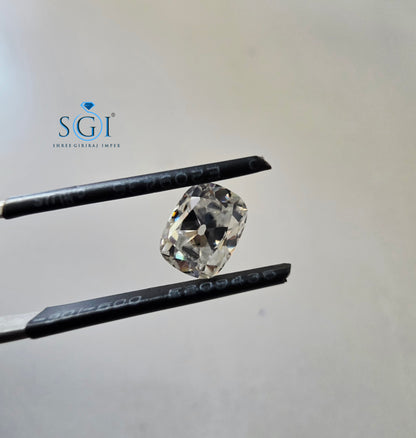 1.90Ct 6×9mm Old Mine Cushion Moissanite Loose Stone | D Color VVS1 | Premium Diamond Look Gemstone