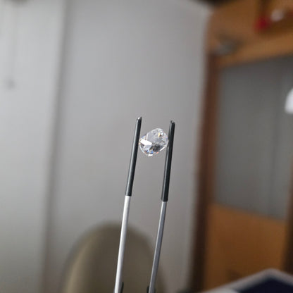 1.90Ct 6×9mm Old Mine Cushion Moissanite Loose Stone | D Color VVS1 | Premium Diamond Look Gemstone
