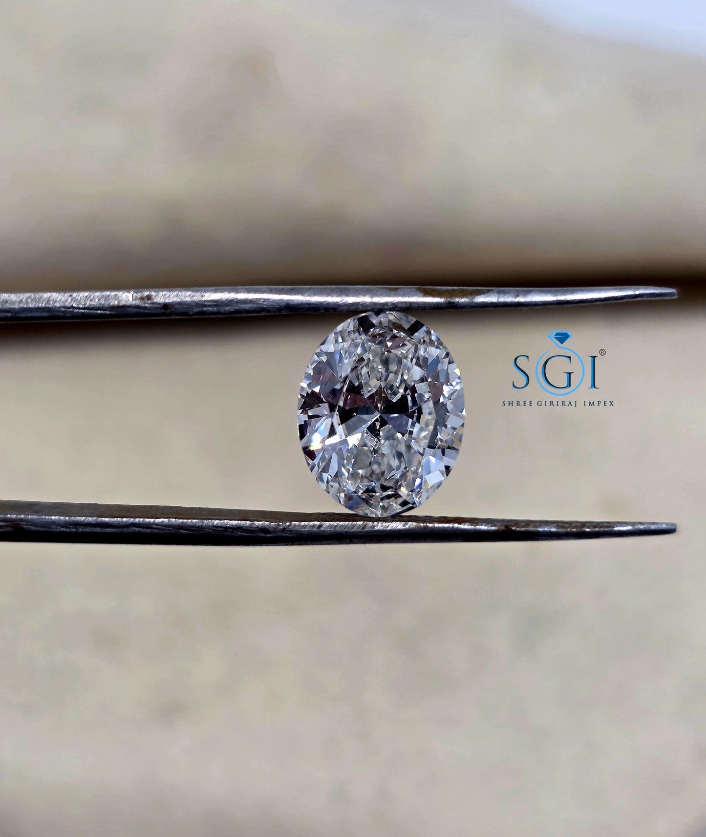 IGI Certified 3.03 Ct Oval Cut Lab Grown Diamond Solitaire – Premium Quality
